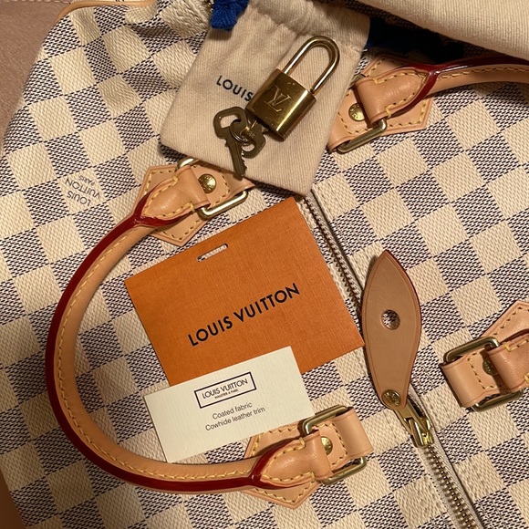 💙Authentic Louis Vuitton Speedy 30 in Azur 🤍Unworn/New Condition France - Picture 11 of 11